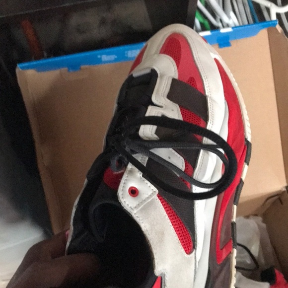 COPY - adidas Originals Red and Black Niteball - Picture 2 of 10